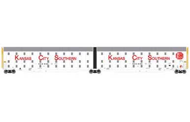 Athearn 96187 HO Scale Auto-Max Auto Carrier Kansas City Southern KCS 8140