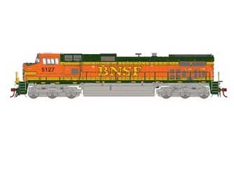 Athearn Genesis 2.0 G31516 HO Scale Dash 9-44CW H2 BNSF 5127