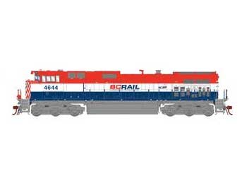 Athearn Genesis 2.0 G31606 HO Scale Dash 9-44CWL BC RAIL BCOL 4644 DCC Sound