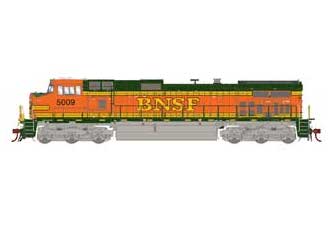Athearn Genesis 2.0 G31614 HO Scale Dash 9-44CW H2 BNSF 5009 DCC Sound