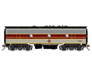 Athearn Genesis G19356 HO Scale F7B Erie Lackawanna Freight EL 7122