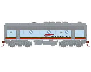 Athearn Genesis G19560 HO Scale F7B Santa Fe Warbonnet ATSF 21A DCC Sound