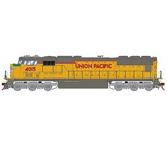 Athearn Genesis G75722 HO Scale SD70 Union Pacific Lightning Stripe UP 4015