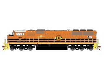 Athearn Genesis G8412 HO Scale EMD SD60 Diesel Buffalo & Pittsburgh 3889