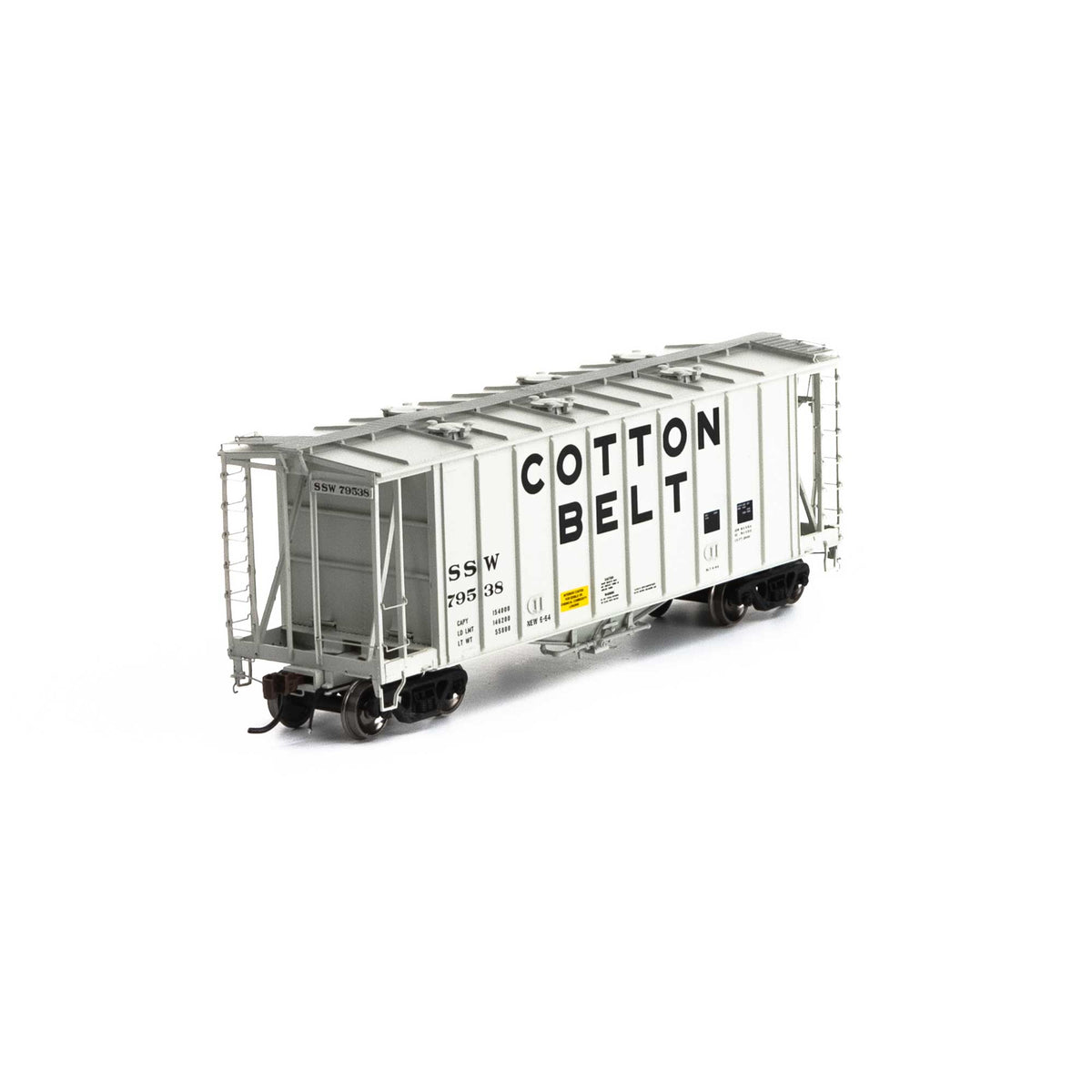 Athearn Genesis G87680 HO Scale GATC 2600 Airslide Hopper Cotton Belt SSW 79538