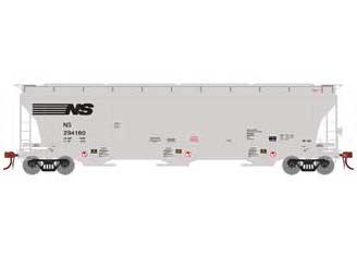 Athearn Genesis G89961 HO Scale Trinity 3 Bay Covered Hopper Norfolk Southern NS 294160