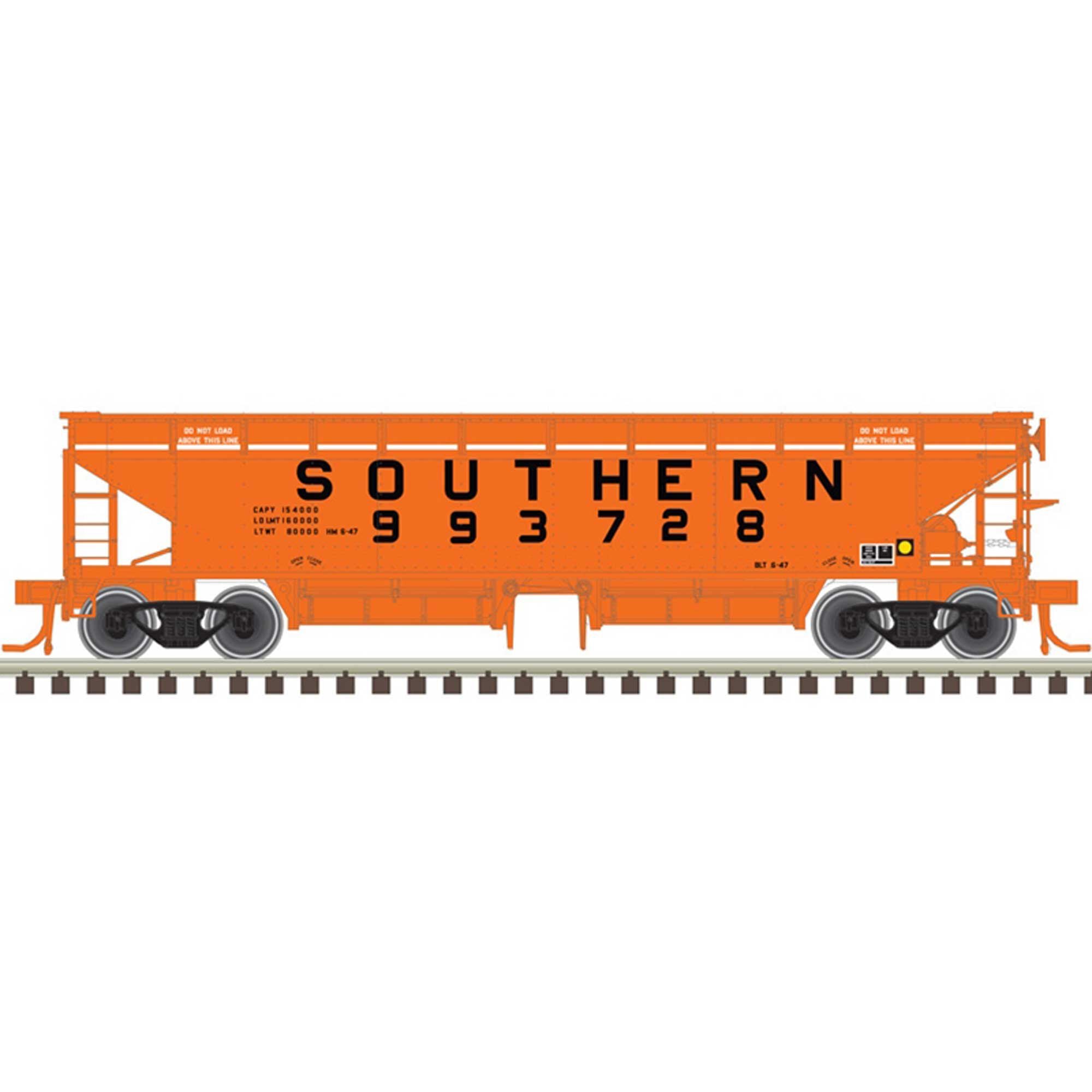 HO 70 Ton HartBallast Car Southern 993728 (ATL20006797)