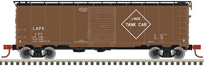 Atlas 20005761 HO Scale 40' 1932 AAR Boxcar Linde Air Products LAPX 324