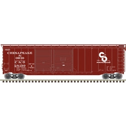 Atlas 2006573 HO Scale 50' Postwar Boxcar Chesapeake & Ohio C&O 28124