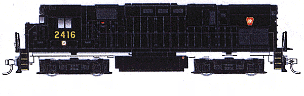 Atlas Classic 9379 HO Scale AlCo C-425 Diesel Pennsylvania PRR 2421