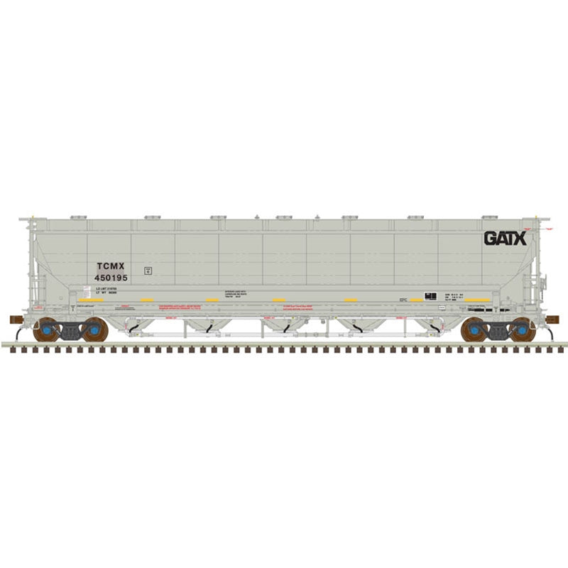 Atlas Master Plus 20005205 HO Scale Trinity 5660 Covered Hopper GATX TCMX 450195