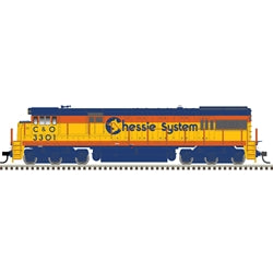 Atlas Silver 1003902 HO Scale GE U30C Chessie System C&O 3302