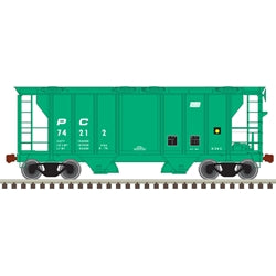 Atlas Trainman 20006552 HO Scale PS-2 Covered Hopper Penn Central PC 74212
