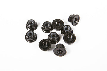 Axial AX31250 Serrated Nylon Lock Nut Black 4mm