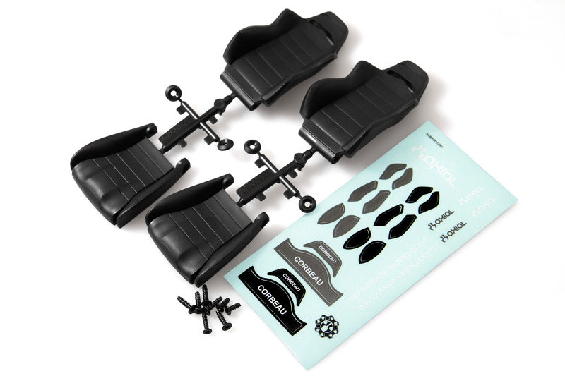 Axial AX80090 Black Corbeau LG1 Seat Set
