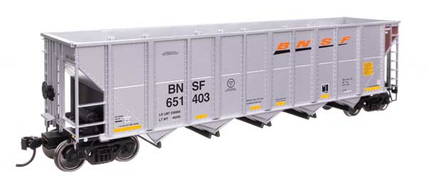 Walthers Mainline 910-57104 HO Scale 50' RD-4 Hopper RTR BNSF #651403