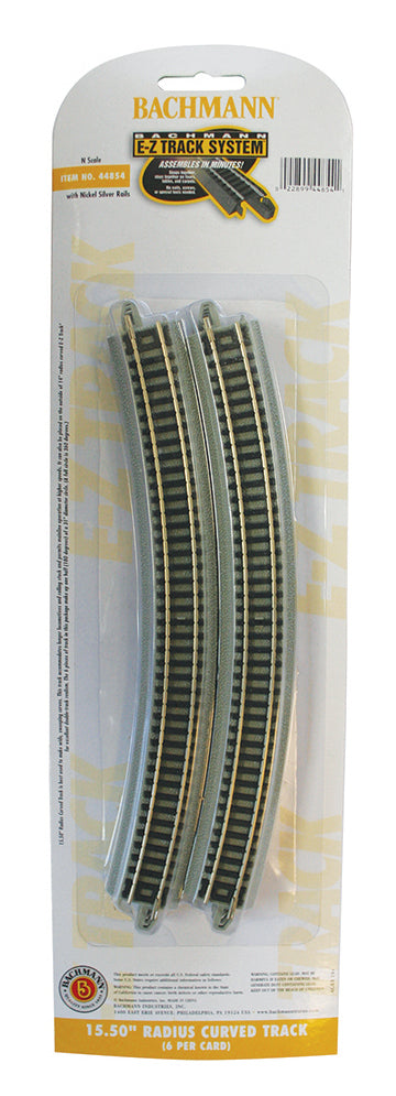 Bachmann 44854 N Scale E-Z Track 15.5" Radius Curve