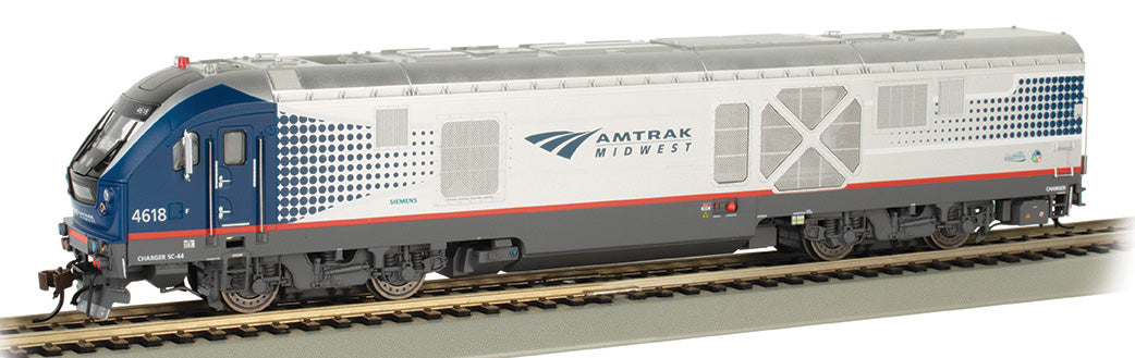 Bachmann 67901 HO Scale Siemens SC-44 Amtrak Midwest 4618 with WOW Sound