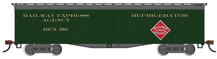 Bachmann 75704 HO Scale 50' Express Reefer Railway Express Agency REX 350