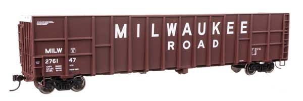 Walthers Mainline 910-6120 HO Scale 61' Wood Chip Gondola MILW #276147