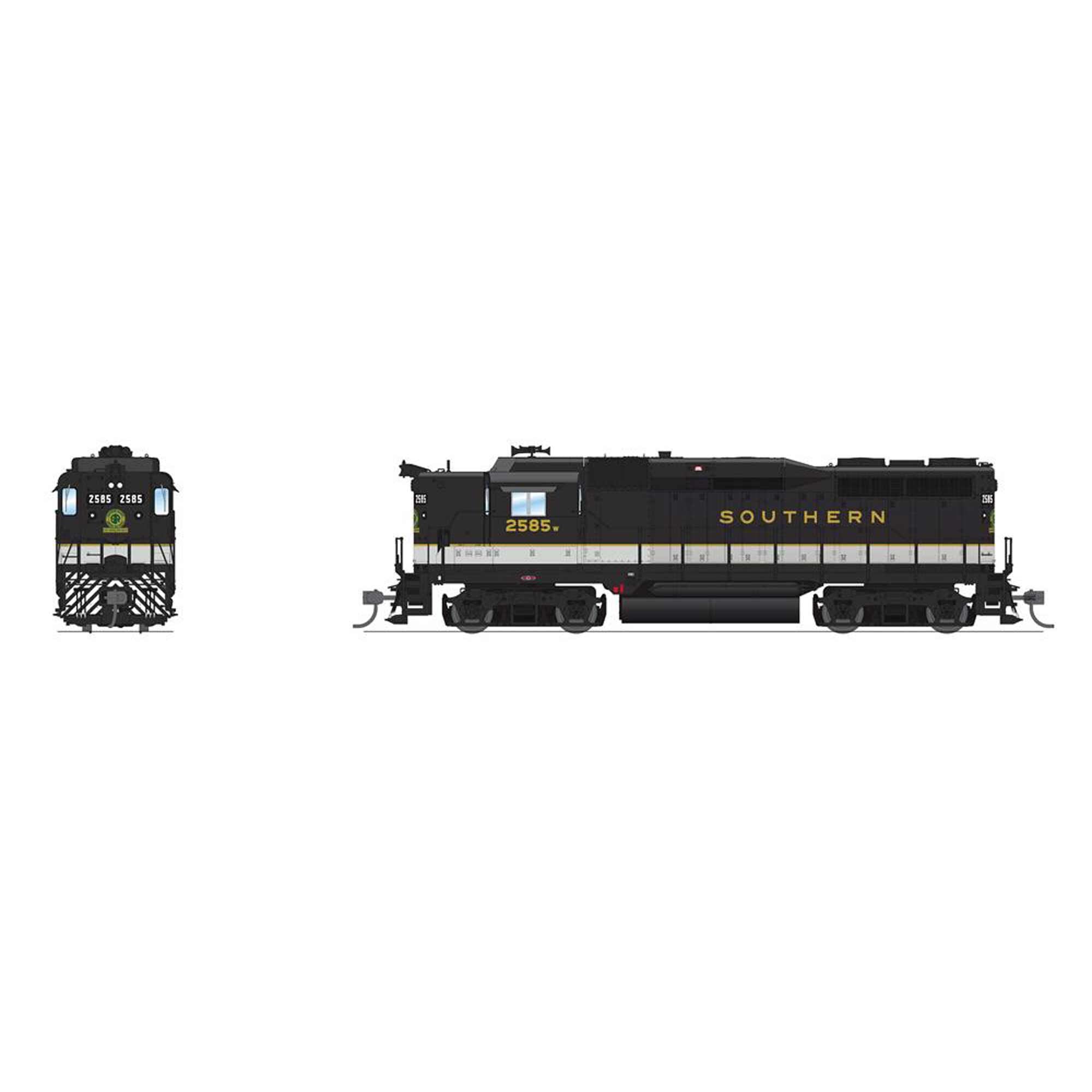 HO EMD GP30 Locomotive Tuxedo Scheme Paragon4 Sound Model (BLI7579)