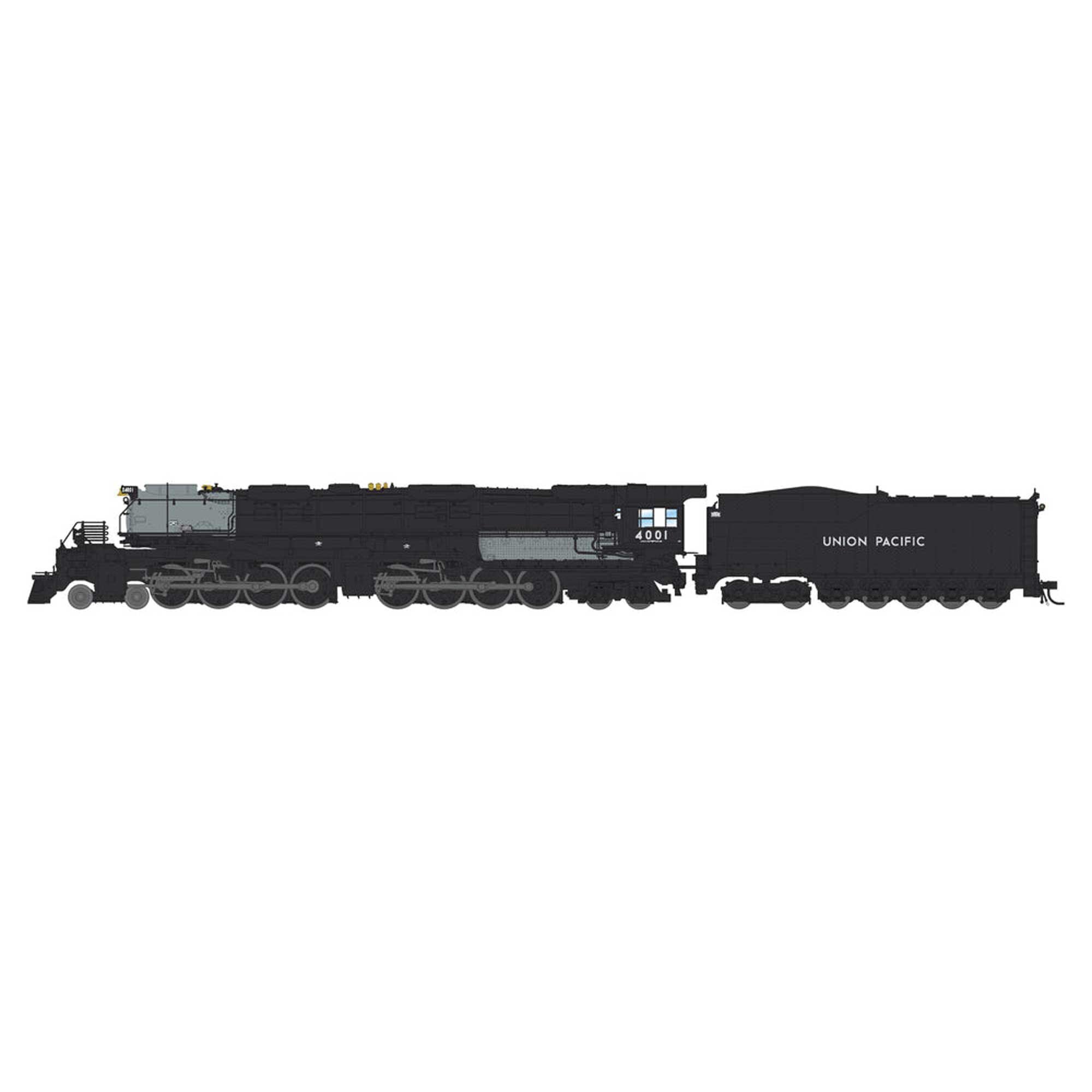 HO UP Big Boy #4001 Steam Locomotive 1941 As-Delivered with Coal Tender (BLI8350)