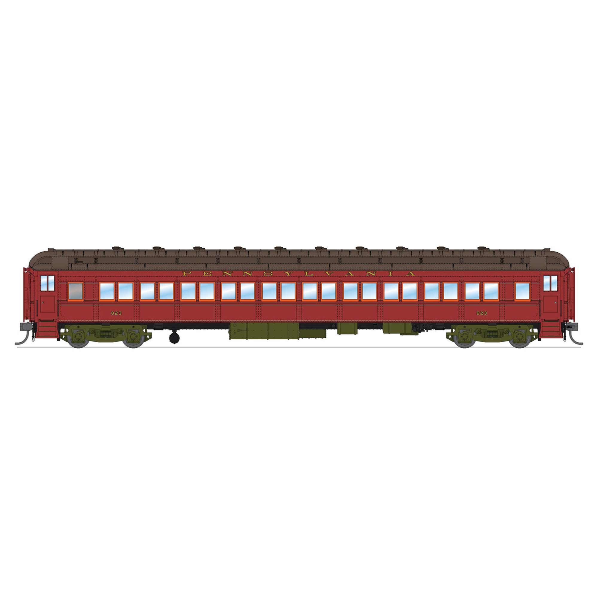HO PRR Heavyweight 5-Car Passenger Set Late 1940s Era (BLI8965)