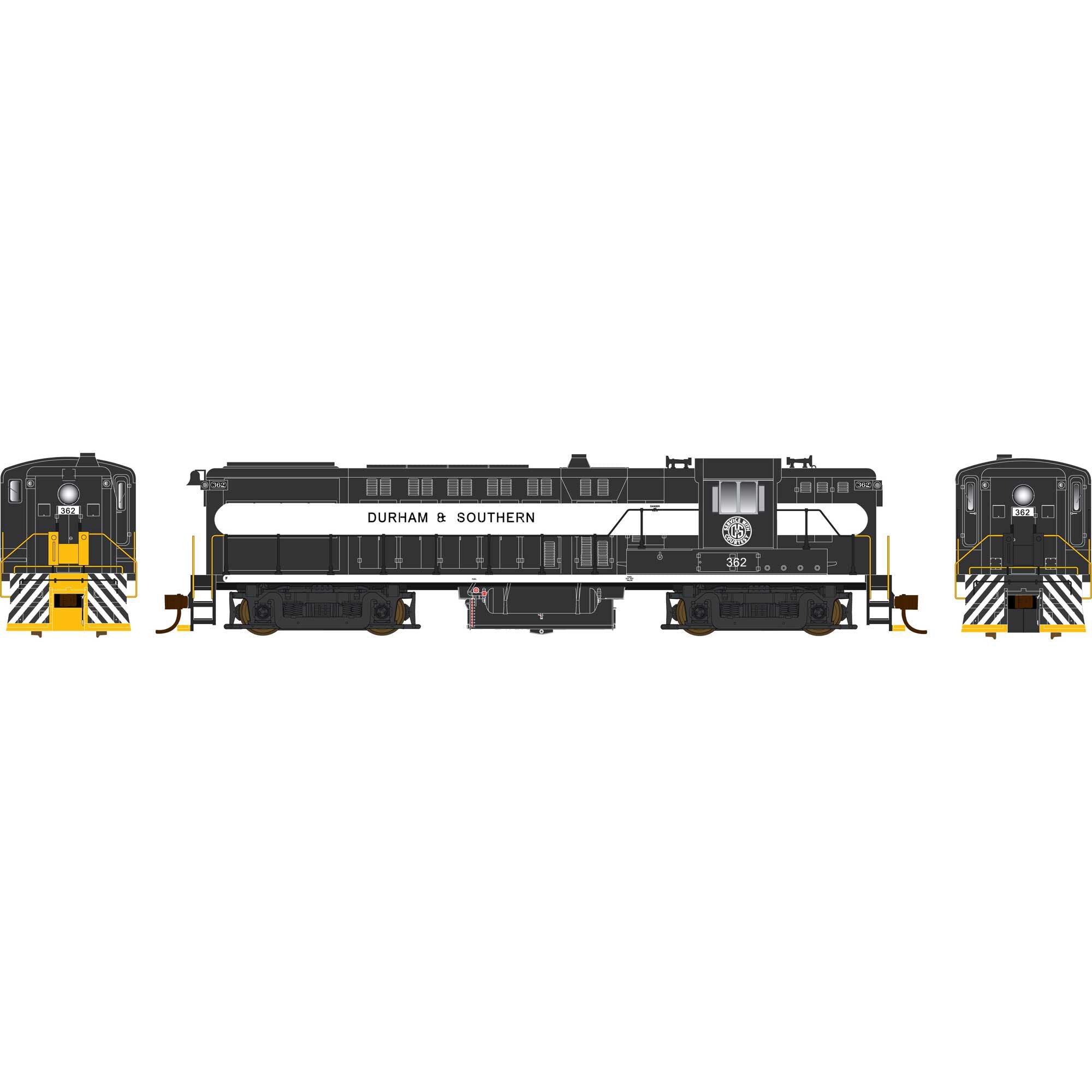 HO DRS-4-4-1500 D&S-SOO Line Locomotive #362 (BOW25089)