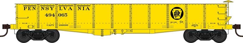 Bowser 42676 HO Scale GS 40' Gondola Pennsylvania MOW PRR 494065