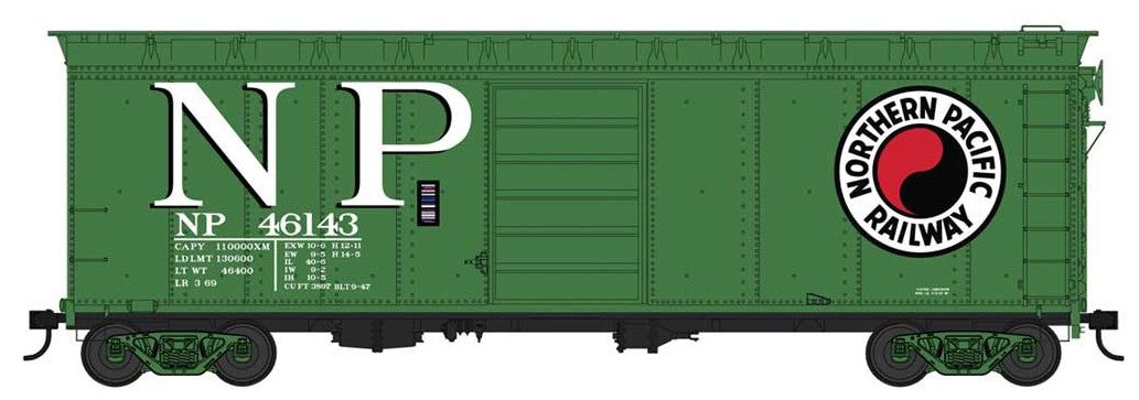 Bowser 42732 HO Scale 40' Boxcar Northern Pacific NP 48189