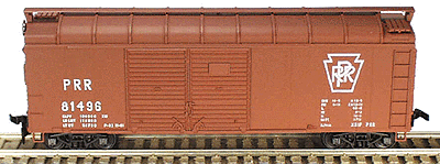 Bowser 55360 HO Scale 40' X31 Turtle Roof Boxcar Kit Pennsylvania PRR