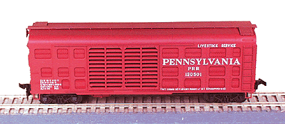 Bowser 55451 HO Scale K11 40' Stock Car Pennsylvania PRR #'s Vary Kit