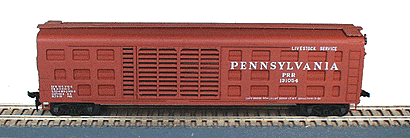 Bowser 55466 HO Scale K9 50' Stock Car Pennsylvania PRR #'s Vary Kit