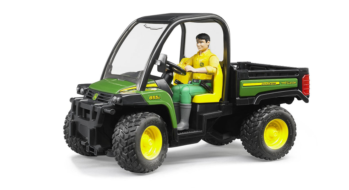 Bruder 09812 John Deere Gator XUV 855D with Driver