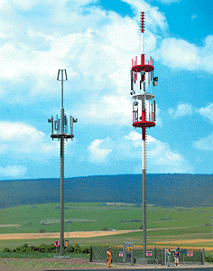 Busch 1021 HO Scale Cell Phone Towers Kit