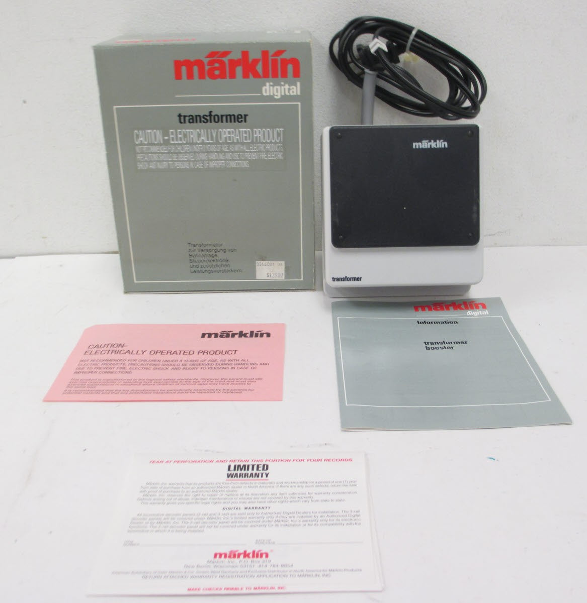 Marklin 6001 HO Scale 120 Volt Digital Transformer