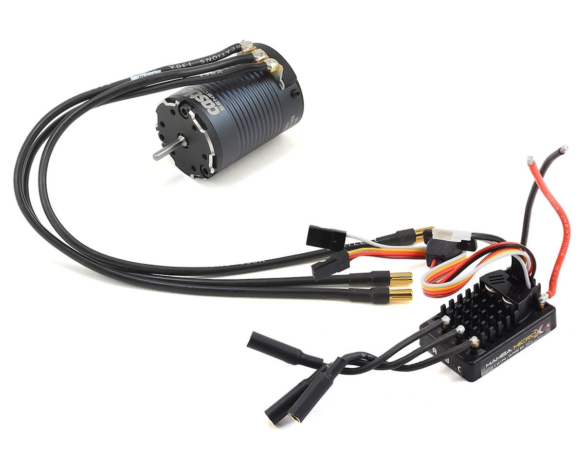 Castle Creations 010-0162-03 Mamba Micro X ESC with 1406-2850KV Motor