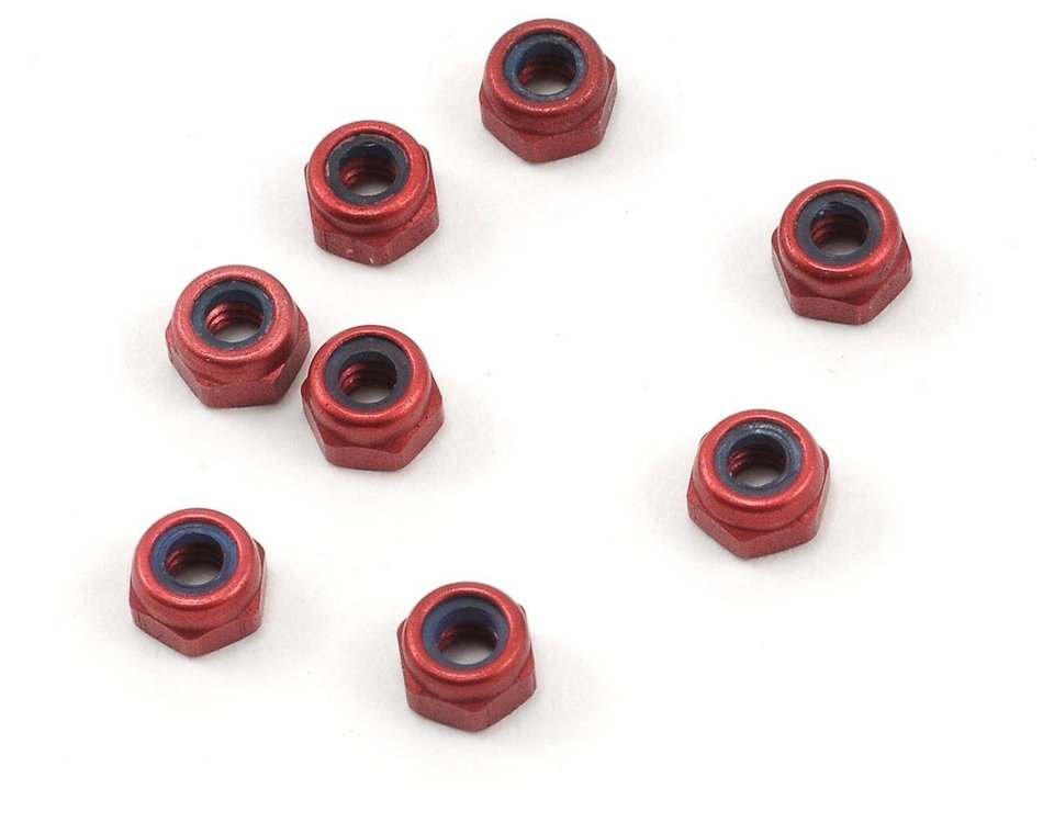 CRC 1472 Red 2-56 Aluminum Locknut