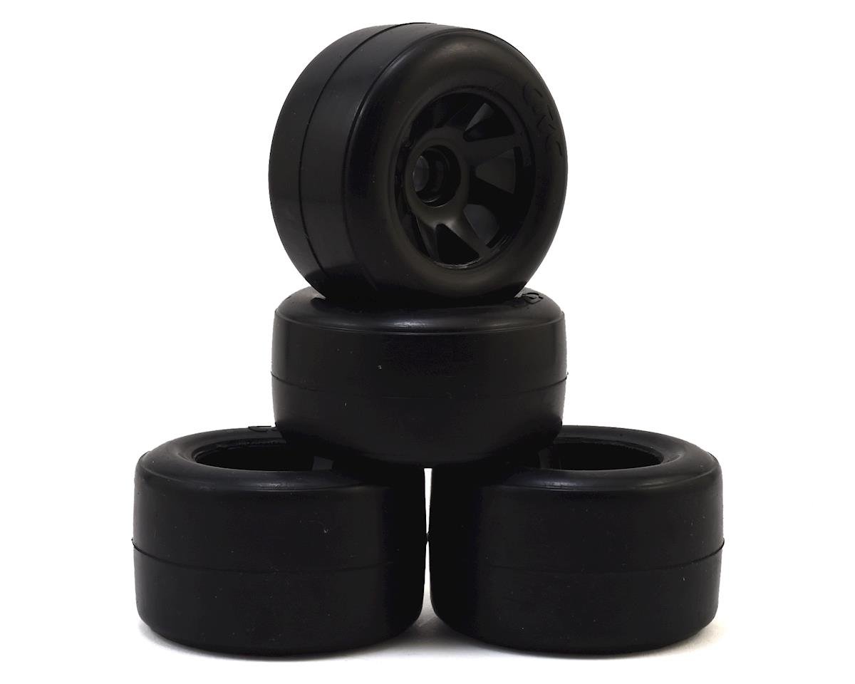 CRC 2320 Black F1 RT1 Front and Rear Pre-Mounted Tire Set