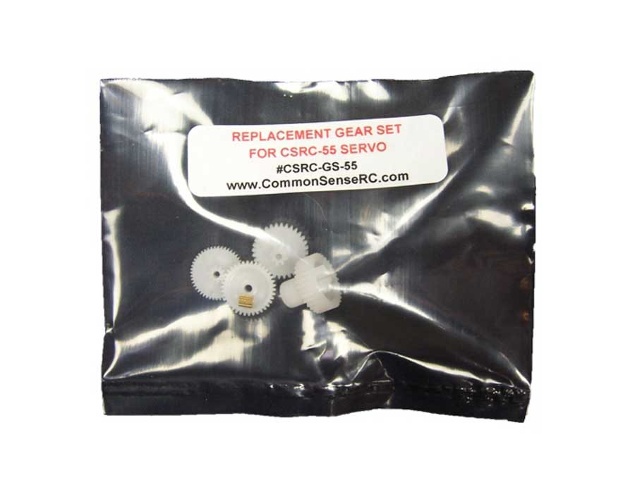 Common Sense RC Replacement Gear Set for V1-style CSRC-55 Servo CSRC-GS-55 (CSRC-GS-55)