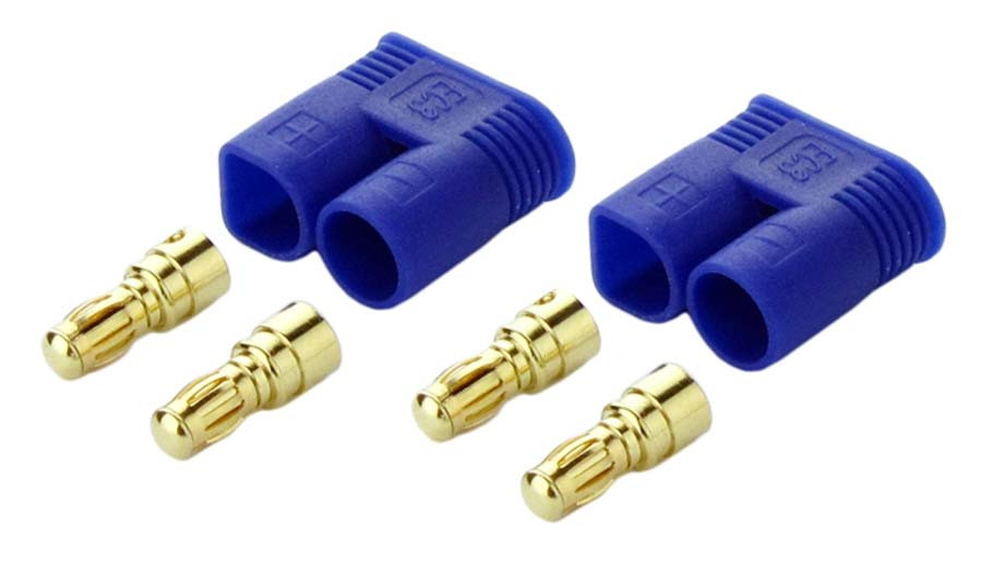 Common Sense RC EC3-MM-1P EC3 Connectors Male 2 Pack (EC3-MM-1P)