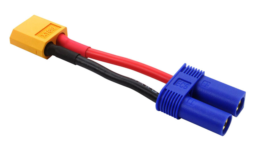 Common Sense RC EC5 Female to XT60 Male Conversion Adapter EC5F2XT60M (EC5F2XT60M)