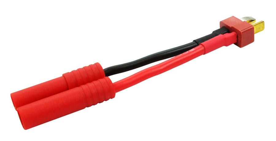 Common Sense RC HXT 4mm to Deans-type Male Conversion Adapter HXT42DEANSM (HXT42DEANSM)
