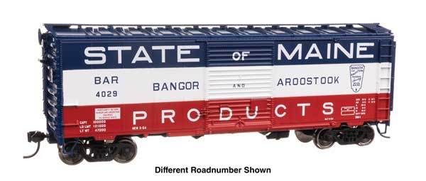 Walthers Mainline 910-45203 HO Scale 40' ACF Welded Boxcar RTR BAR #4361