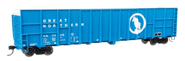 Walthers Mainline 910-6114 HO Scale 61' Wood Chip Gondola GN #174276