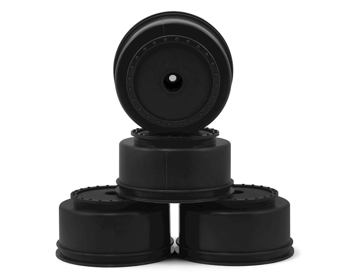 DE Racing BS4-UB Black Borrego SCT Wheels for Traxxas Slash