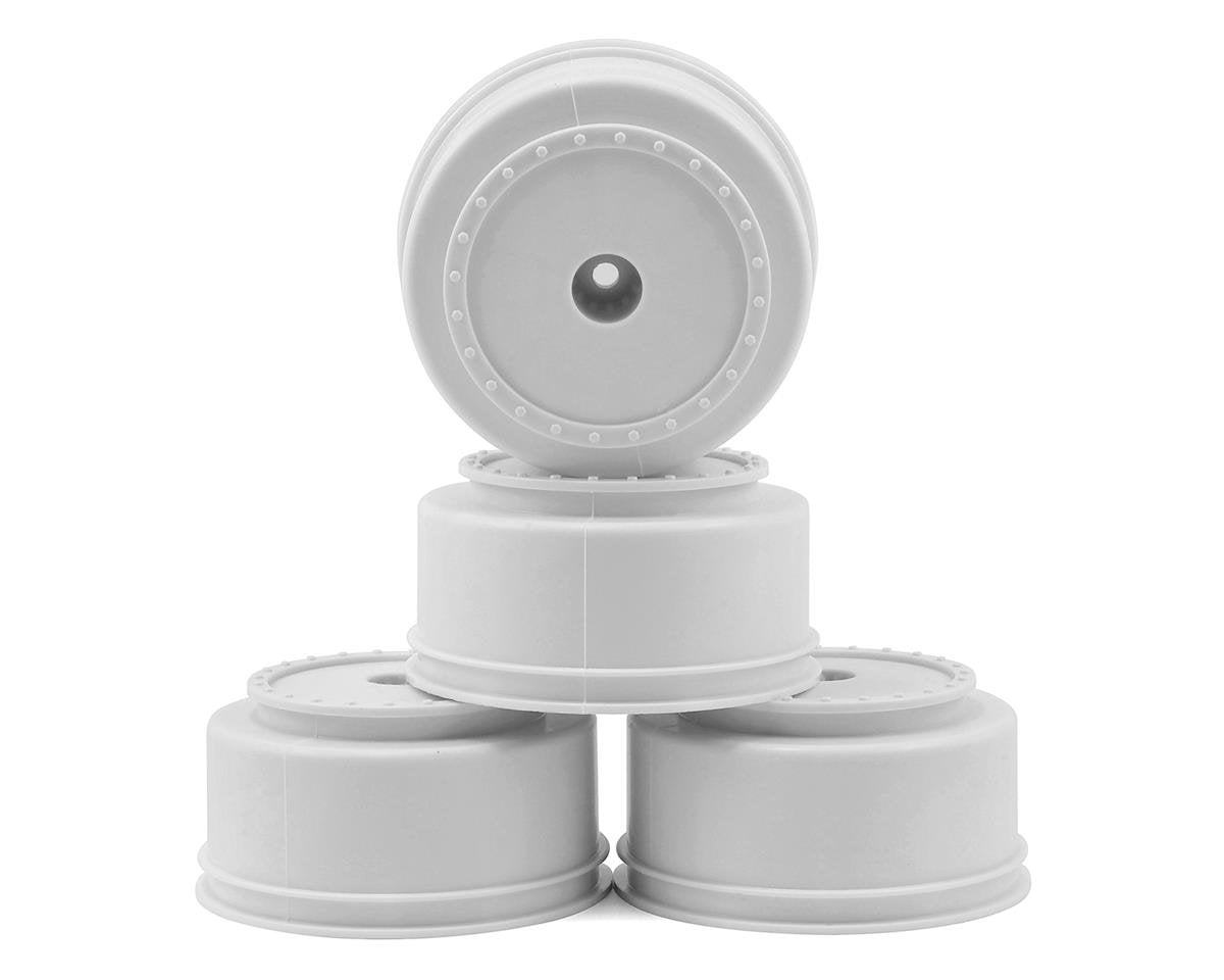 DE Racing BS4-UW White Borrego SCT Wheels for Traxxas Slash