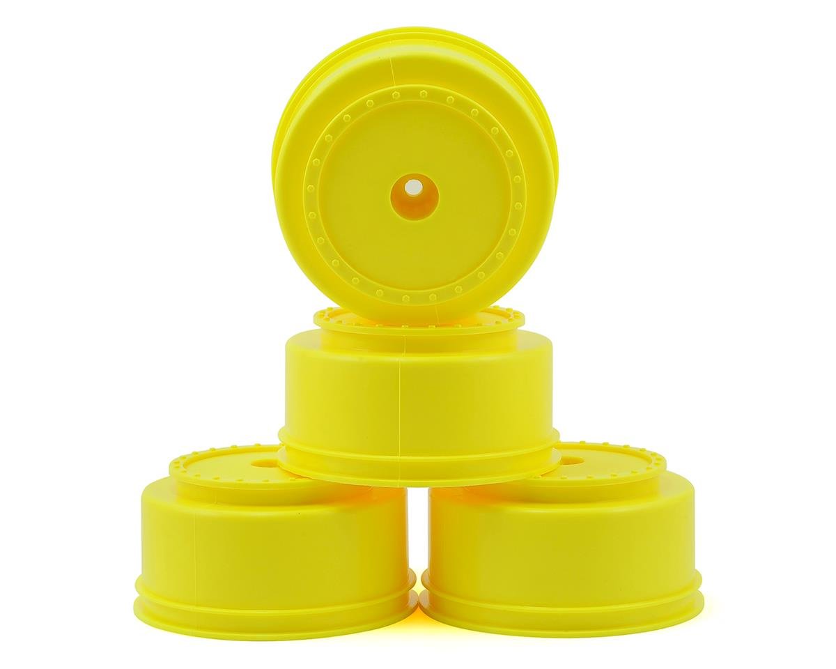 DE Racing BS4-UY Yellow Borrego SCT Wheels for Traxxas Slash
