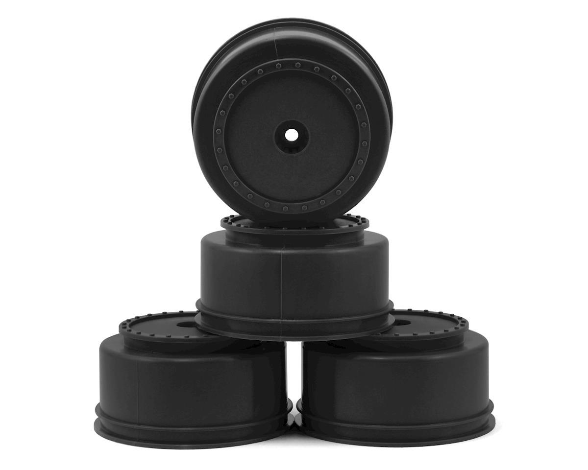 DE Racing SS4-LB Black Borrego SCT Wheels for TLR 22SCT SCT410