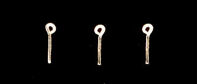 Detail Associates SY-2206 HO Scale Wire Formed Eye Bolts